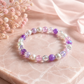 Pearl and Purple bracelet
