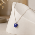 Blue Heart Necklace
