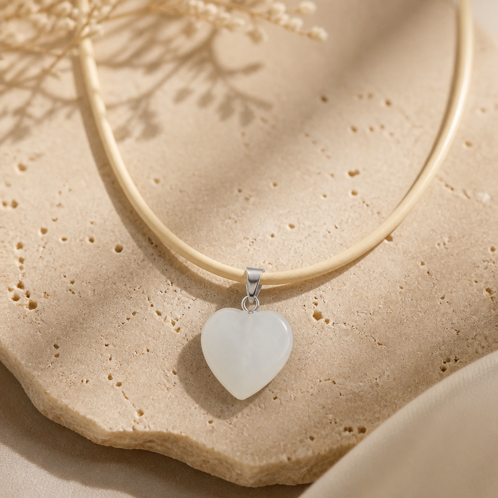Opaque Heart Necklace