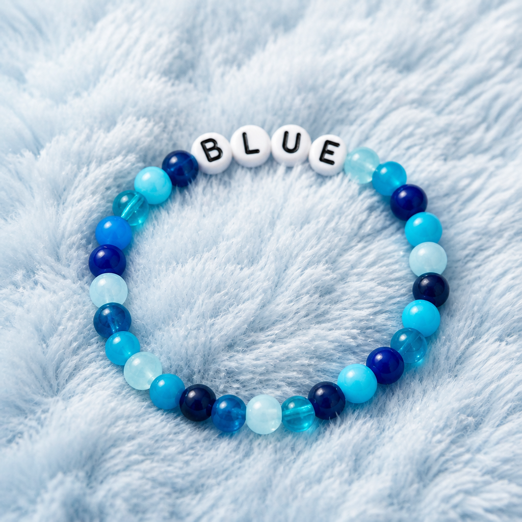 Blue-Boyband Bracelet