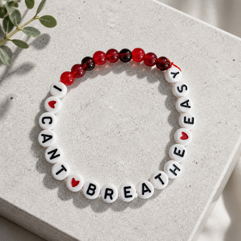 I cant Breathe Easy bracelet
